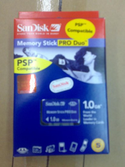 Memory stick PRO DUO (4GB)