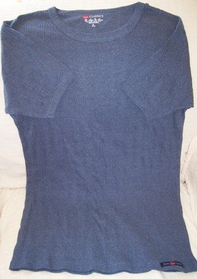 Men's Hanes Classic Ribbed Tshirt Size Medium
