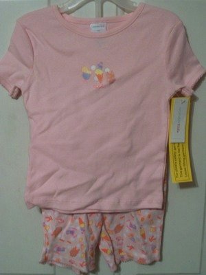 Girls Pink Toddler 5T Summer pajamas
