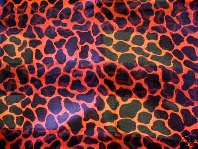 Red Animal Print Scarf