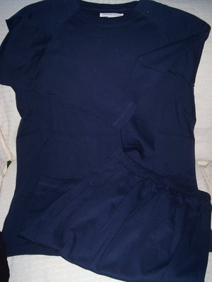 FREE SHIPPING!! Skirt Set Dark Blue Size Small