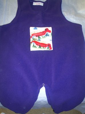Toddler Boy Firetruck Fleece Overalls Size 18 Months
