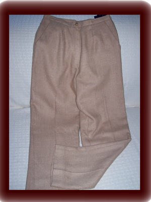 Petite Andrea Viccaro Brown and Tan Pants Petite Size 6P