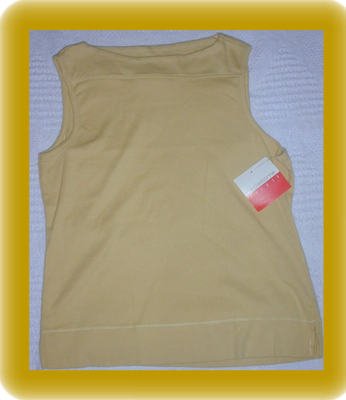 Fall Colored Sleevless Shirt Shell Liz Claiborne Size Medium