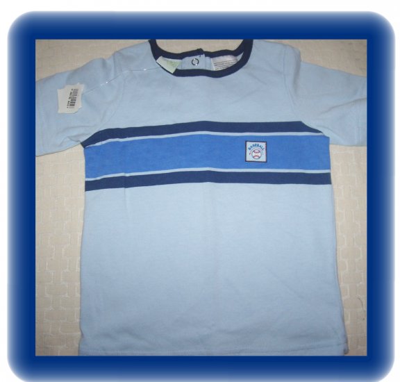 FREE SHIPPING!! Boy's Baseball T shirt size 12M month BRAND NEW