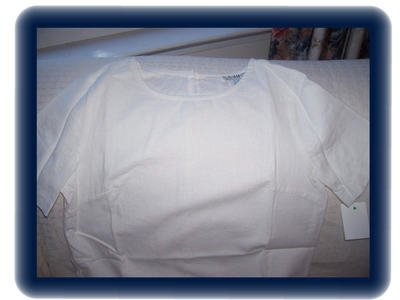 Women's Linnen White Shirt. FREE SHIPPING!!
