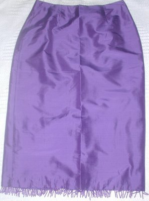 FREE SHIPPING! Clio Petite SILK Skirt Purple Size 6