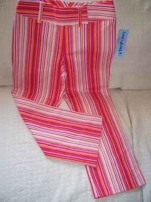 FREE SHIPPING TRENDY Girls Stripe Pant Size Large