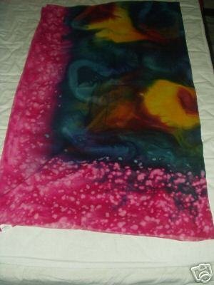 FREE SHIPPING Fusia Edged Beach Sarong