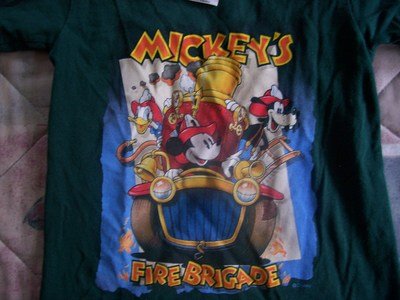 FREE SHIPPING DISNEY STORE Tshirt XX Small Dark Green Mickey Gently Used