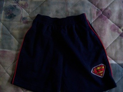 FREE SHIPPING Gently used Superman Emblem Shorts BOYS 3T