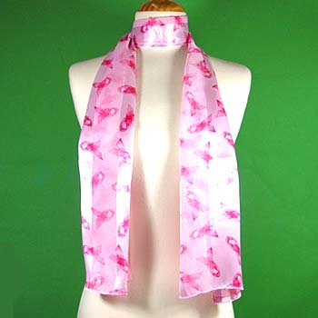 PASSION FOR PINK!! Pink Breast Cancer Awareness Scarf / Belt / Sash