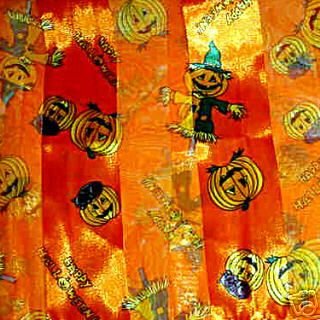 FREE SHIP Halloween Jack o Lantern Scarf Orange 20X20