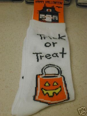 FREE SHIP BRAND NEW Halloween Socks Trick Or Treat