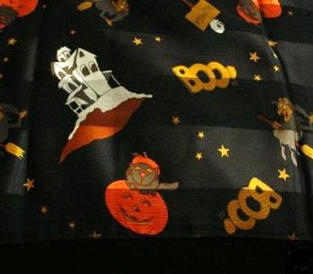 FREE SHIP Halloween Cute Scarf Black BOO 20X20