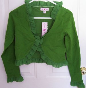 Green Women's Shrug Cardigan Sweater Size Medium