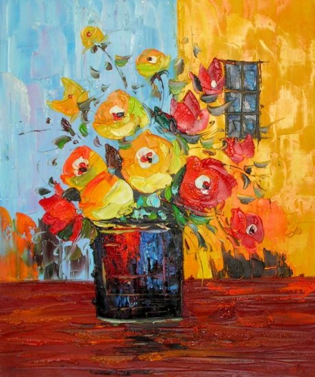 Flowers in a pot