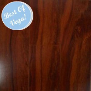 Capella Collection Piano Finish 12MM Santos Mahogany Laminate Flooring