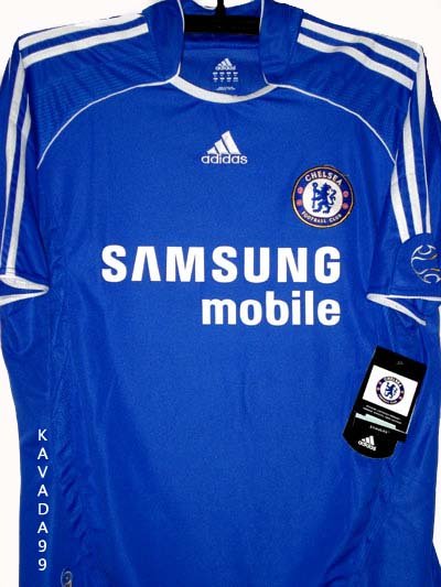 CHELSEA HOME FOOTBALL SOCCER SHIRT XL+ANY NAME