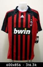 NEW AC MILAN HOME 0709+any name& number XL