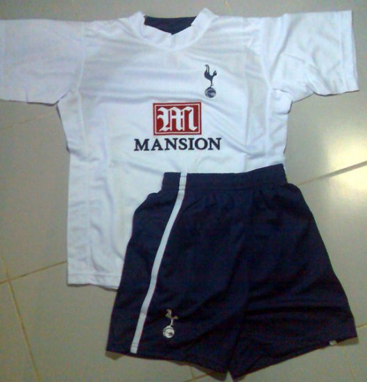 tottenham hotspure home soccer kids set S-XXL