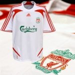LIVERPOOL AWAY W FOOTBALL SHIRT FREE NAME&NUMBER