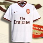 ARSENAL AWAY FOOTBALL SHIRT XL FREE NAME&NUMBER