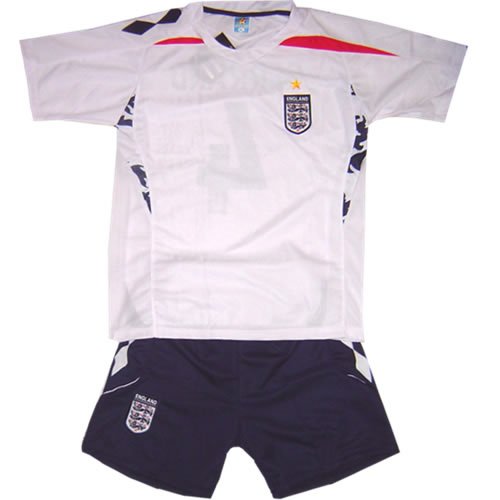 ENGLAND HOME FOOTBALL KIDS KIT SET FREE NAME&NUMBER S-XXL