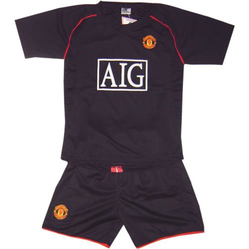 MAN UTD AWAY FOOTBALL KIDS SET FREE NAME&NUMBER S-XXL