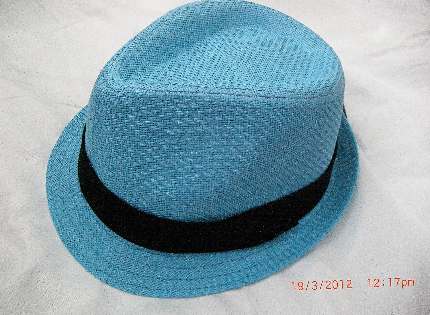 Light Blue Fedora Hat