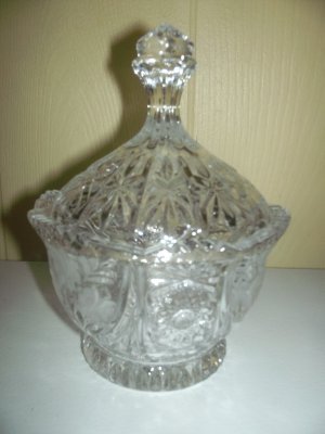 Crystal Candy Dish w/ Lid