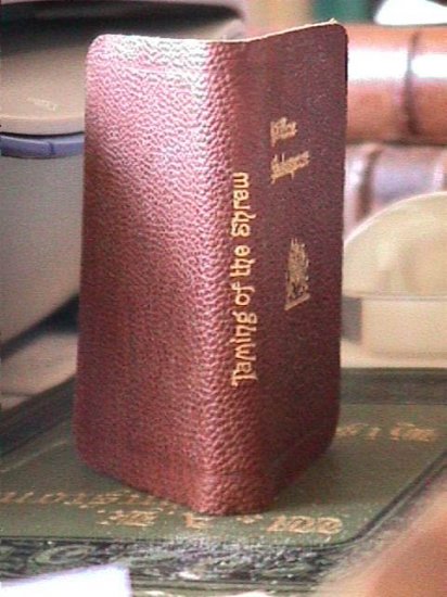 Miniature Leatherbound Shakespeare books