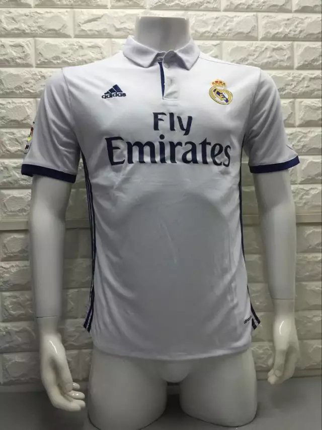 16/17 Real Madrid Home Soccer Jersey Shirt Football Sport Tee