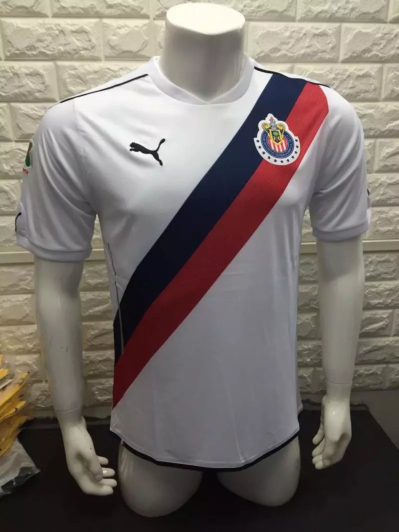 16/17 Chivas Away Soccer Jersey Shirt Football Sport Tee