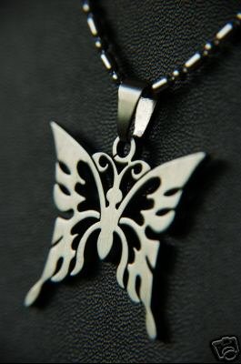 Stainless Steel Butterfly Necklace *UNISEX*