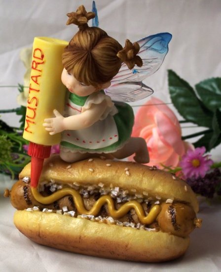 My Little Kitchen Fairies "Mustard On Bratwurst Fairy"