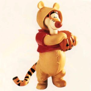 Disney Tigger Dressed Like Pooh Boo Hoo To You Figurine