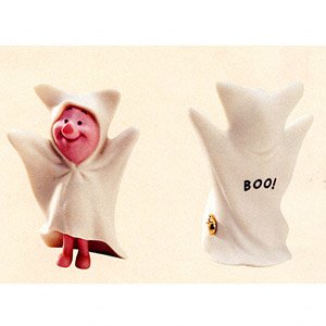 Disney Piglet Dressed Up As A Ghost Figurine