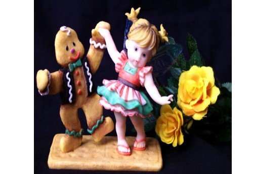 Kitchen Fairy Gingerbread Man Figurine