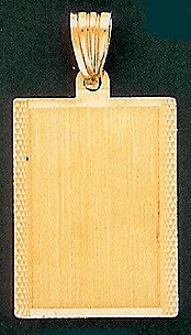 14 K Gold Engraveable Slate - Picture