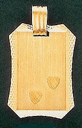 14 K Gold Engraveable Slate - Picture or Text