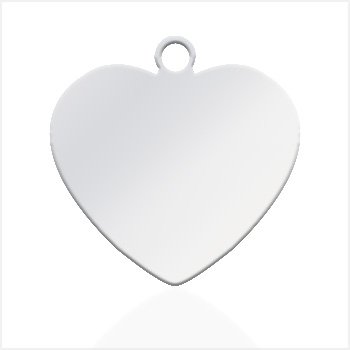 Small Heart Pendant - Great for Picture or Text