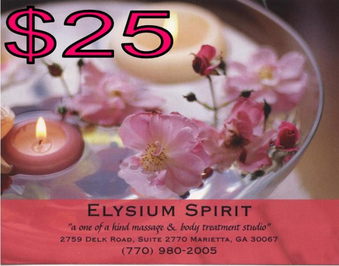 $25 GIFT CERTIFICATE