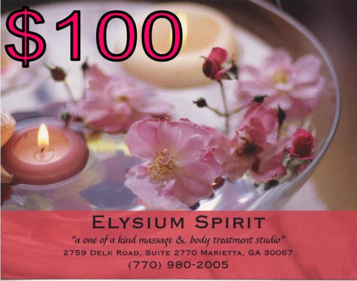 $100 GIFT CERTIFICATE