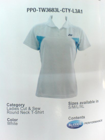 Yonex Ladies' Cut & Sew Round Neck T-shirt