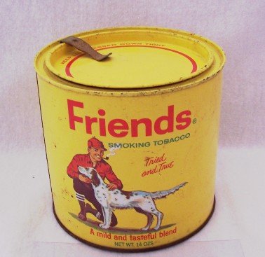 Friends Pipe Tobacco Tin