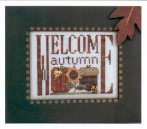 Chart cross   Cross  Charms Hinzeit stitch uk   Stitch  Welcome with Charmed charms Autumn