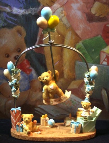 Cherished Teddies "Happy Birthday" Pendulum