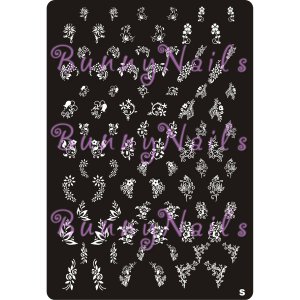 XL S Nail Art Stamp Plate
