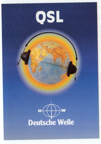 QSL 1980s Radio DEUTSCHE WELLE Germany - Sweden Shop